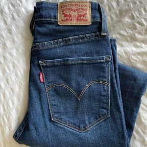 Levi Strauss 721 High Rise Skinny Jeans Size 25